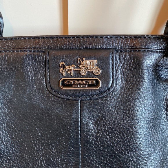 Coach Madison Kara Carryall Leather Handbag - Picture 3 of 11